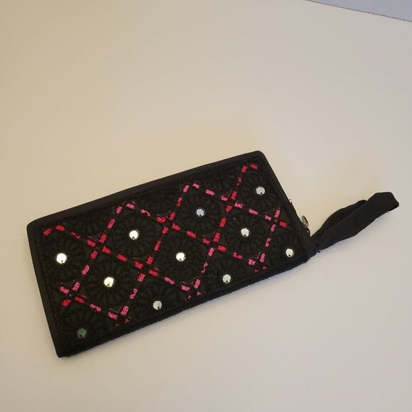 Traditional Hand Crafted Mirror Work Wallet - Picture 6 of 6